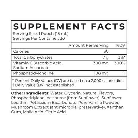 Revival Nutrition Revival Sprouts - Vitamin C Supplement Facts